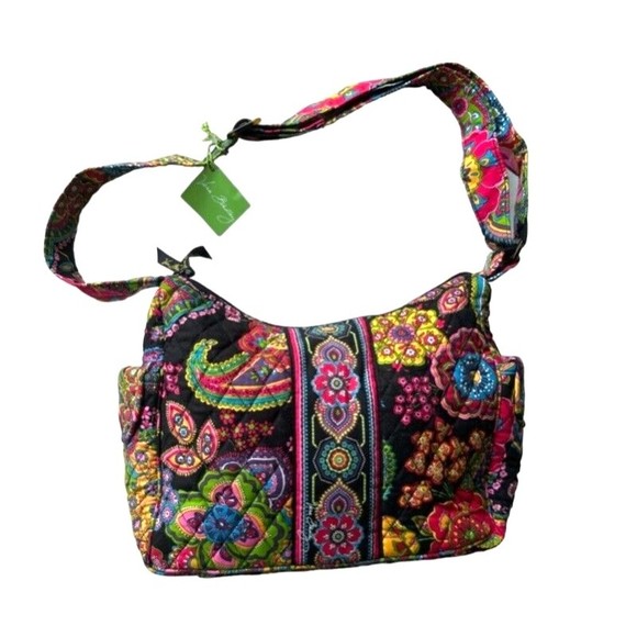 Vera Bradley Handbags - New Vera Bradley On the Go Crossbody Hobo Symphony in Hue NWT